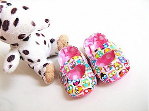 Detské topánky - Veselé sovičky - roztomilé capáčky pro nejmenší - 3830617_
