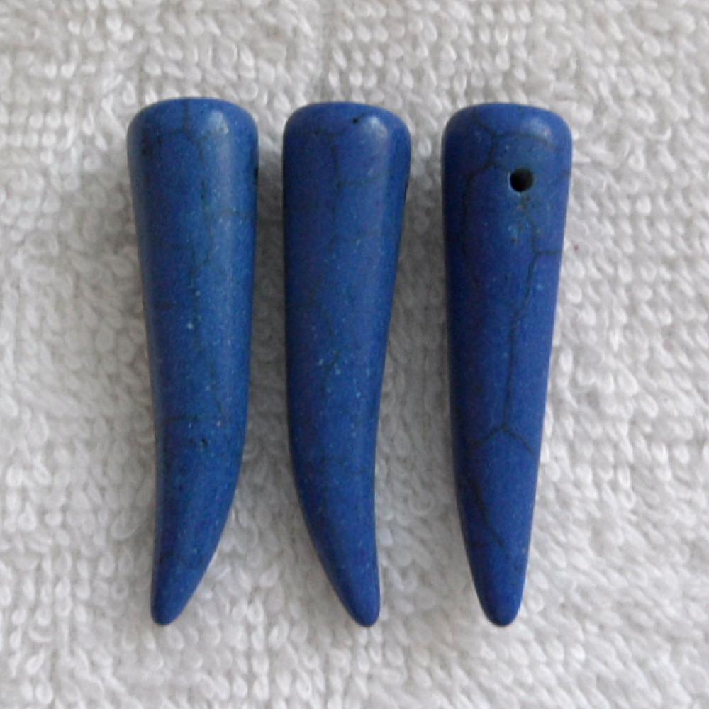 Prír.kameň 39x10mm-1ks (modrá)