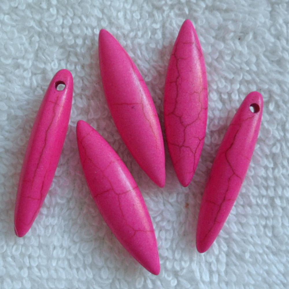 Prír.kameň 30x8mm-1ks (ružová)