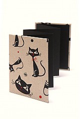 Papiernictvo - Minifotokniha-Leporelo Black Cat na foto 13x18 cm - 3848840_