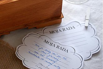 Papiernictvo - Sada kartičiek "MOJA RADA" - 3856012_