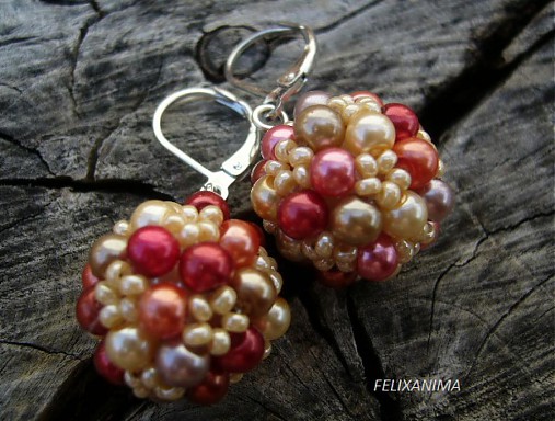 Náušnice - SLADKÉ GULIČKY - 3879755_