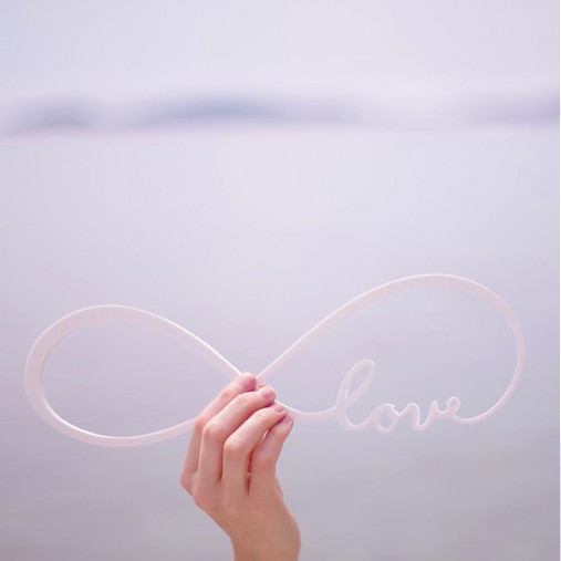 Dekorácie - L O V E "nekonečno" - 3902608_