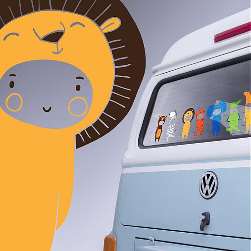 Úložné priestory & Organizácia - "lev" ZOO v aute - 3914905_