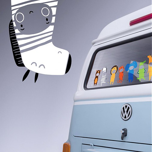 Úložné priestory & Organizácia - "zebra" ZOO v aute - 3914922_