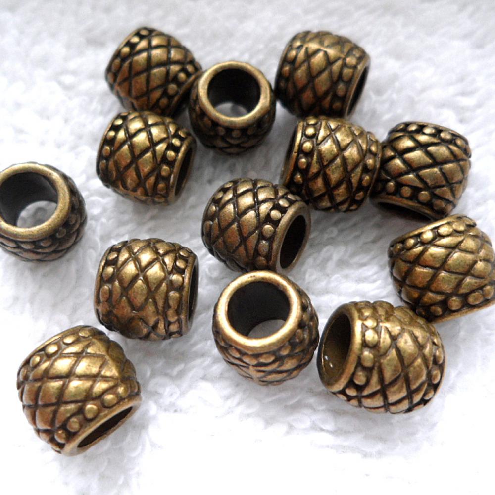 Kov.korálka 8mm-st.mos-1ks