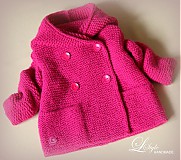 Detské oblečenie - kabátik "MYŠKA" pink - 3921736_