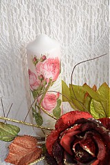 Sviečky - Sviečka Post Card Roses - 3927984_