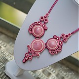 Náhrdelníky - Růžové vábení - náhrdelník - 3935789_