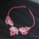 Náhrdelníky - Růžové vábení - náhrdelník - 3935790_