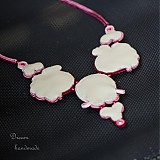 Náhrdelníky - Růžové vábení - náhrdelník - 3935791_