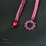 Náhrdelníky - Růžové vábení - náhrdelník - 3935794_