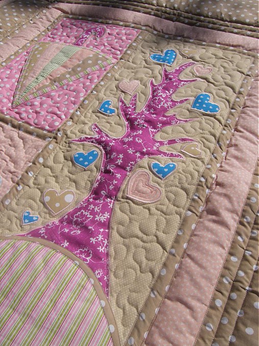 Detský textil - Prehoz so stromom...:) - 3935968_
