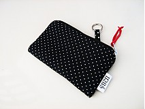 Kľúčenky - Mini Black Dots - klíčenka, peněženčička - 3963031_