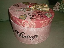 Úložné priestory & Organizácia - vintage krabica - 3969416_