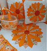 Úžitkový textil - Košík - orange - 3996072_