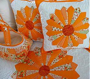 Úžitkový textil - Košík - orange - 3996073_
