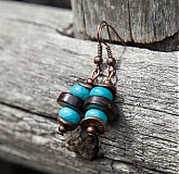 Náušnice - Čokotyrkys - 4012762_