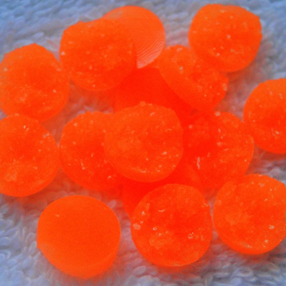 Kabošon plast 12mm-1ks (oranžová)