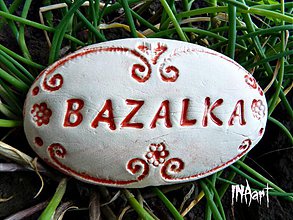 Dekorácie - Zápich Bazalka - 4022595_