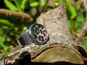Prstene - Prsteň menší guľatý (Tigrík prsteň - AKCIA č.25) - 4023373_