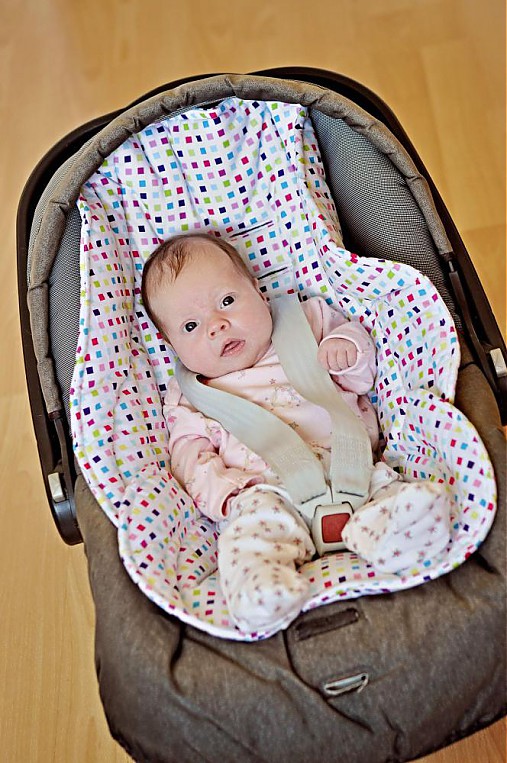 Detský textil - Okrášľovačka do autosedačky - 4028582_