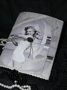 Papiernictvo - Marilyn, čarovná Marilyn - fotoalbum/diár - 4043500_