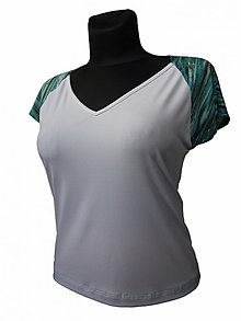 Topy, tričká, tielka - kombinované tričko - 4080411_