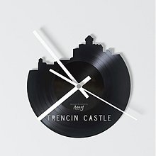 Hodiny - Trencin Castle - vinylové hodiny na Singli - 4097323_