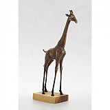 Sochy - Žirafa - bronzová socha - originál - limitovaná edícia - 4100826_