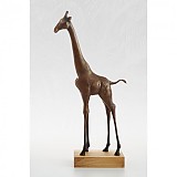Sochy - Žirafa - bronzová socha - originál - limitovaná edícia - 4100827_