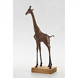 Sochy - Žirafa - bronzová socha - originál - limitovaná edícia - 4100834_