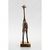 Sochy - Žirafa - bronzová socha - originál - limitovaná edícia - 4100846_