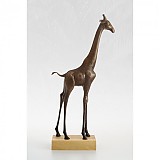 Sochy - Žirafa - bronzová socha - originál - limitovaná edícia - 4100851_