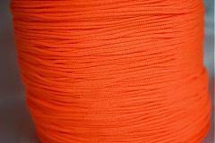 Galantéria - Šnúrka nylon oranžová, 1mm, 0.11€/meter - 4104847_