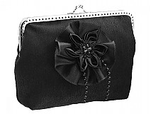 Spoločenská dámská kabelka  čierna 08501A