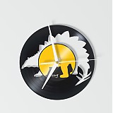 Hodiny - dino STEGOSAURUS out - vinylové hodiny - 4120178_