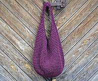 Veľké tašky - taška...burgundská - 4152258_