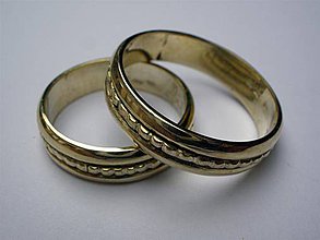 Prstene - svadobné obrúčky - 4161972_