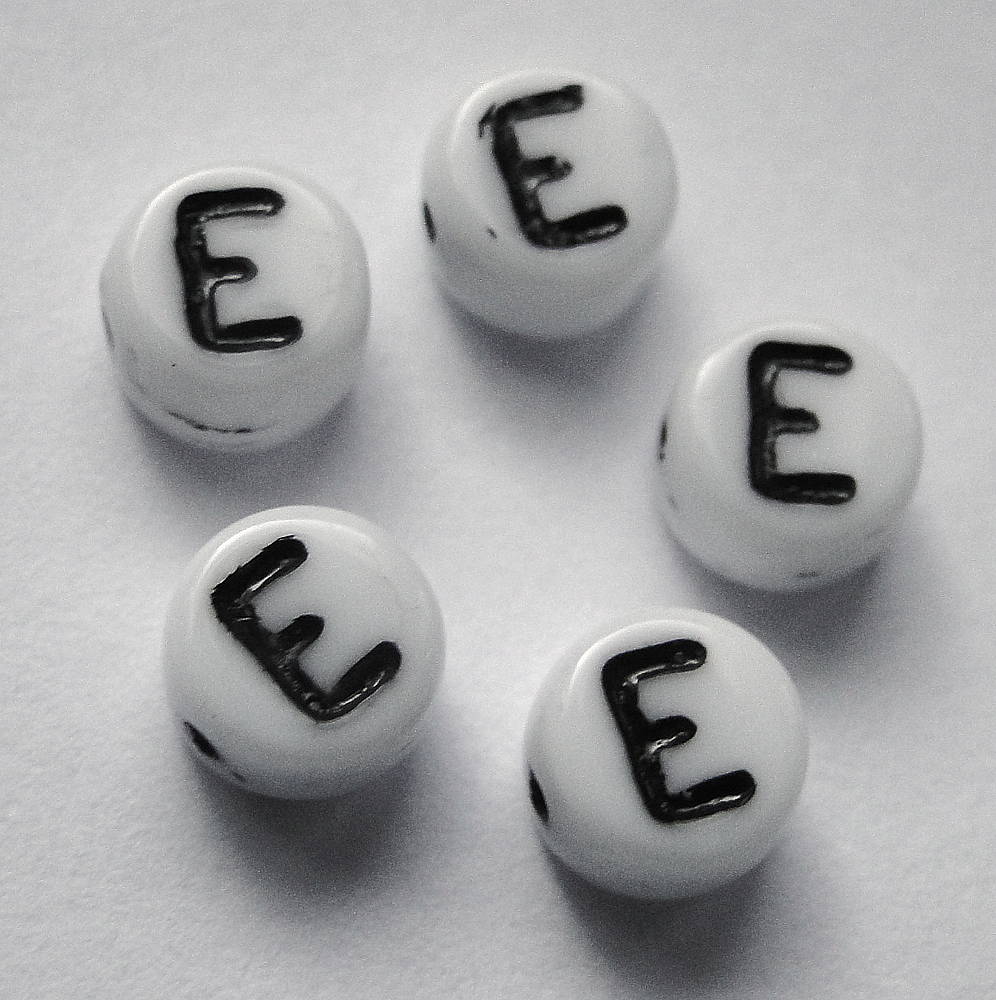 Písmenká sklenené (E-sklo-1ks)