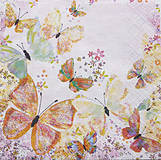 Papier - Pastel Butterflies - Motýle - 4180267_