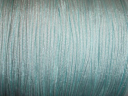Galantéria - Nylonová šnúrka 1,5mm svetlotyrkysová 31 - 4182083_