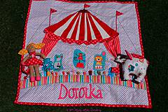 Hračky - Cirkusová hracia deka pre Dorotku - 4191549_