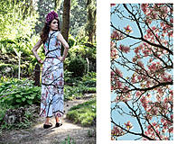 Šaty - "Magnolia tree" - 4211790_