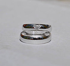 Prstene - Obrúčky "moje srdiečko" aurum - 4221057_