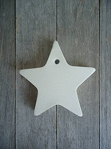 Materiál ručne robený - Hviezda biela - materiál - 4243512_