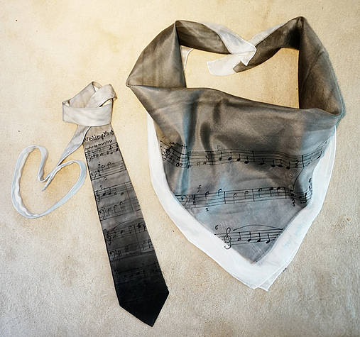 Pánske doplnky - Svadobný hodvábny set Mendelson - 4250241_