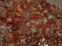 Minerály - Karneol (chalcedón červený) - zlomky - 4251621_