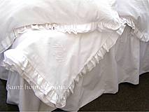 Úžitkový textil - Volán okolo postele 100x200. - 4254193_