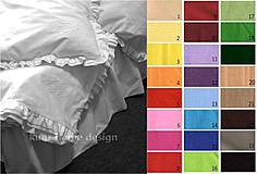 Úžitkový textil - Volán okolo postele 200x200 color - 4254227_
